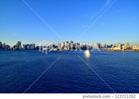 View of Harumi Pier from Rainbow Bridge, toward Tsukiji Market View of Harumi Pier from Rainbow Bridge, toward Tsukiji Market 123721282