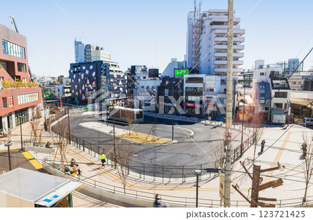 Shimokitazawa Station - East exit of the station where redevelopment work is expected to be completed *Photo taken in March 2025 123721425