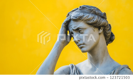 一個擔心的人的圖片 一個擔心的人的圖片 123721503