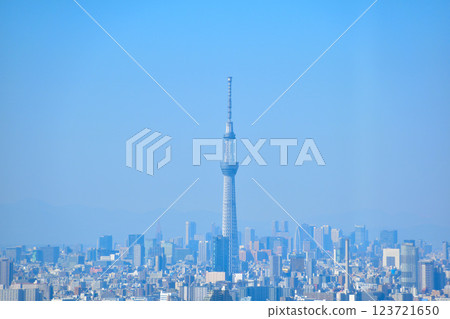 都市風景東京天空樹 都市風景東京天空樹 123721650