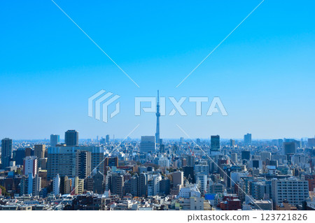 Urban scenery Tokyo 123721826