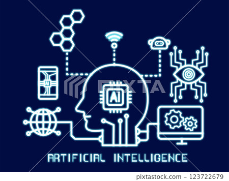 受 AI 啟發的插圖 受 AI 啟發的插圖 123722679