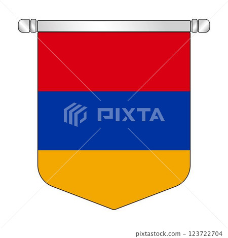 Armenia national hanging pennant flag 123722704