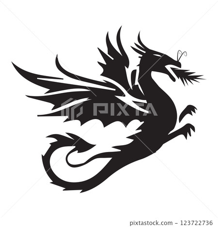 dragon icon vectors illustration symbol design dragon icon vectors illustration symbol design 123722736