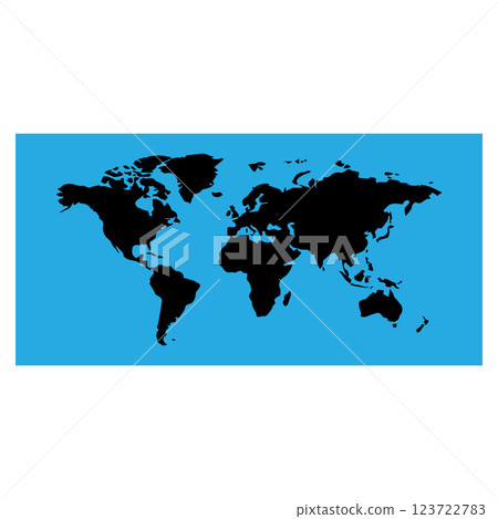 world map icon vectors illustration 123722783