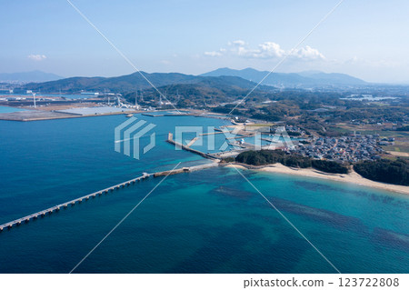 脅田港和脅田海灘（北九州） 123722808