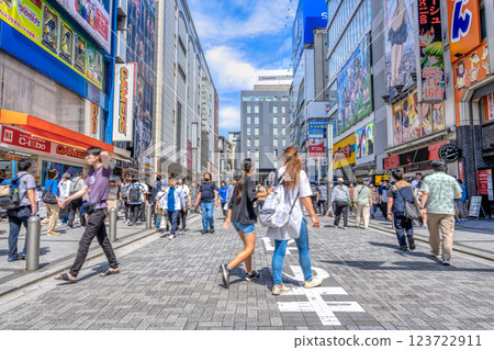 Urban scenery of Chiyoda Ward, Tokyo Akihabara 123722911