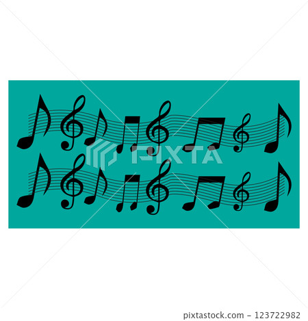 Pop note design. image of sound and music Pop note design. image of sound and music 123722982