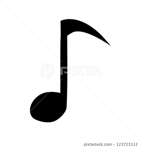Pop note design. image of sound and music Pop note design. image of sound and music 123723112