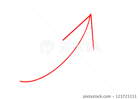 Hand drawn thin red arrow Hand drawn thin red arrow 123723151