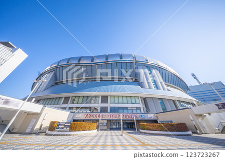 The South Gate of Kyocera Dome Osaka on a sunny day (Osaka Dome) The South Gate of Kyocera Dome Osaka on a sunny day (Osaka Dome) 123723267