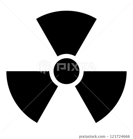 nuclear bomb icon vectors illustration 123724666