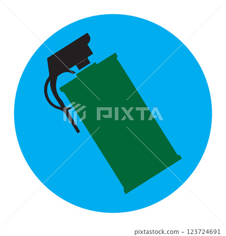 Smoke Grenade Military icon 123724691