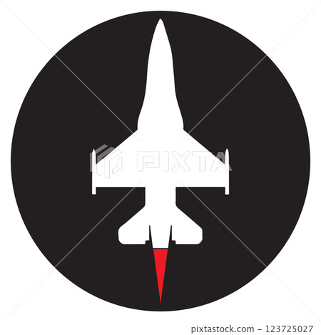 fighter plane icon vectors illustration symbol design fighter plane icon vectors illustration symbol design 123725027