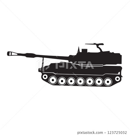 armored tank vector illustration symbol design armored tank vector illustration symbol design 123725032