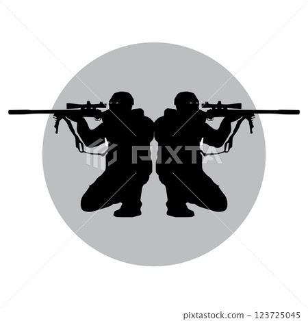 sniper vector illustration symbol design 123725045