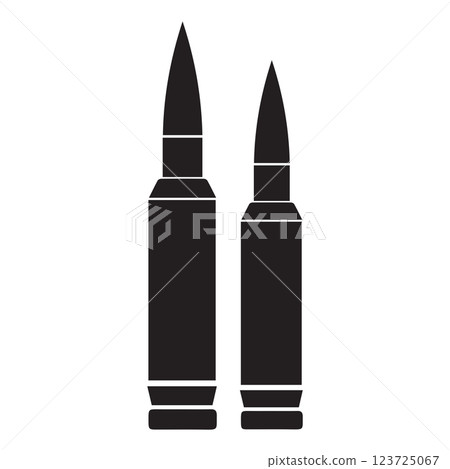 bullet ammunition vector illustration symbol design bullet ammunition vector illustration symbol design 123725067