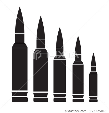 bullet ammunition vector illustration symbol design bullet ammunition vector illustration symbol design 123725068