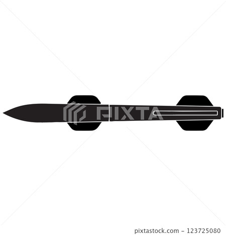 missile and rocket icon vector illustration missile and rocket icon vector illustration 123725080