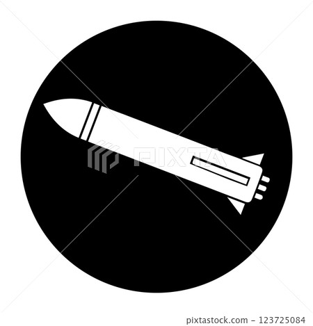 missile and rocket icon vector illustration missile and rocket icon vector illustration 123725084