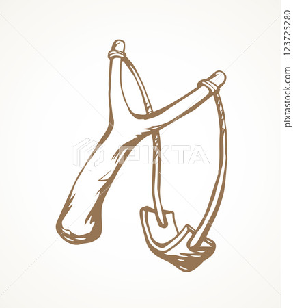 Old Epee. Vector drawing icon Old Epee. Vector drawing icon 123725280