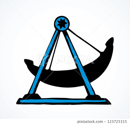 Swing ship. Vector drawing 123725315