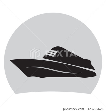 boat icon vectors illustration symbol design 123725626