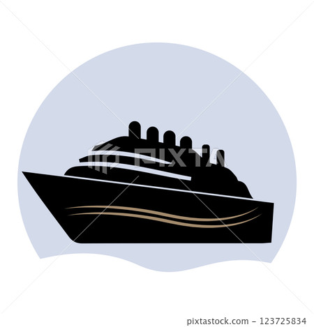 vector illustration of ship icon images vector illustration of ship icon images 123725834