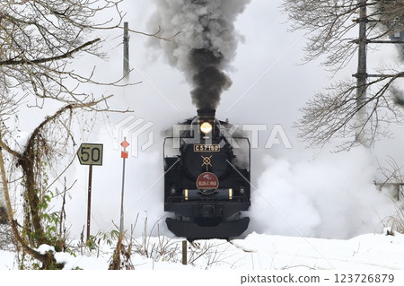 Banetsu West Line SL擁有雪景 Banetsu West Line SL擁有雪景 123726879