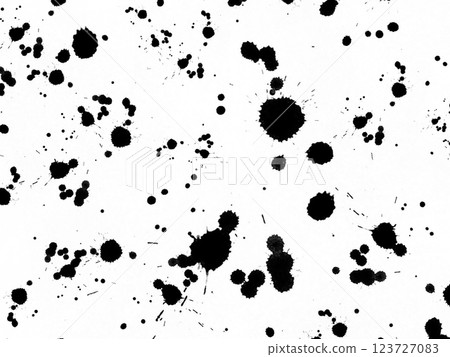 Monochrome background of splattered ink Monochrome background of splattered ink 123727083