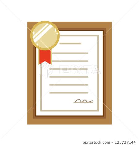 Certificate of success Certificate of success 123727144