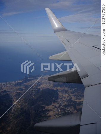 Airplane wing Airplane wing 123727599