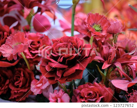 人造花玫瑰 123727652