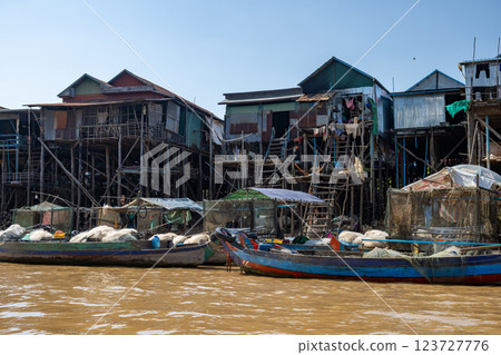 Cambodia Tonle Sap Lake 123727776