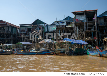 柬埔寨洞里薩湖 柬埔寨洞里薩湖 123727777