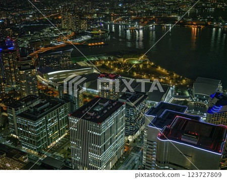 橫濱夜景 123727809