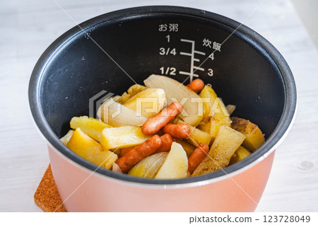 用電鍋輕鬆烹調德國土豆 用電鍋輕鬆烹調德國土豆 123728049