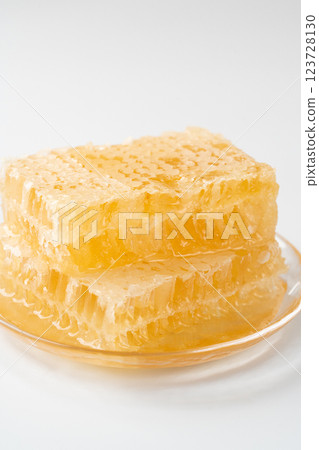 金蜂巢蜂蜜特寫 123728130