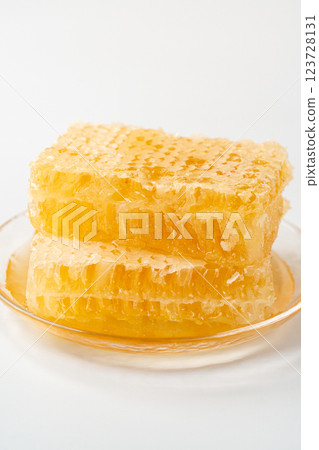 金蜂巢蜂蜜特寫 123728131