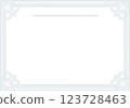 Frame Material [Letter 02, Landscape] White 123728463