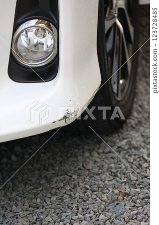 汽車划痕 123728485