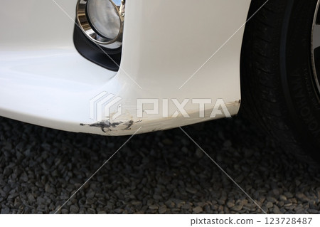 汽車划痕 123728487