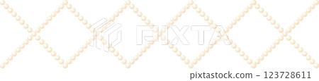 Mesh pattern decorative material made from pearl illustrations 123728611