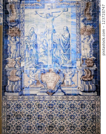 National Tile Museum Chapel Tiles (Lisbon, Portugal) 123728747