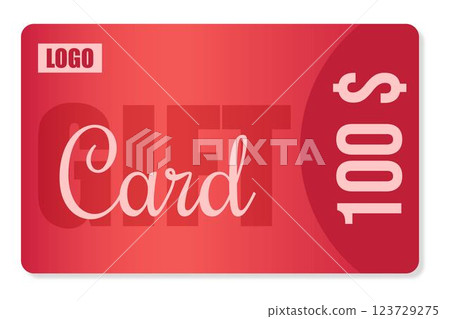 Modern gift card design. Vector illustration. Modern gift card design. Vector illustration. 123729275