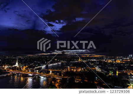 Bangkok night view 123729306