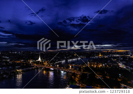 Bangkok night view 123729318