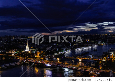 Bangkok night view 123729319