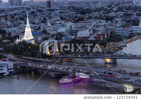 Bangkok night view Bangkok night view 123729341
