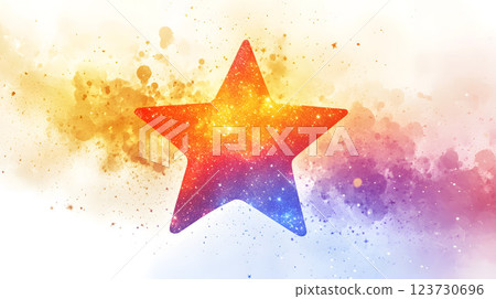 閃閃發光的星星 123730696